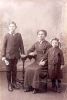 Maud Florence Hampton with her children Albert Thomas & Maud Florence Webb.