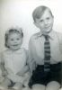 Roger Ernest Good bn 1941 with his sister Margaret